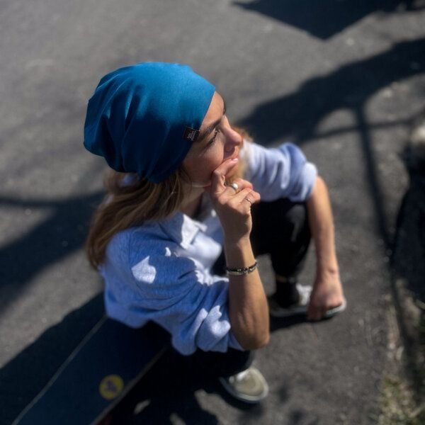 Liebe Deinen Planeten Bio Beanie in 3 Größen Herren & Damen in vielen Farben bequeme Jersey Mütze aus Bio Baumwollmix