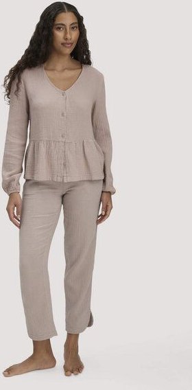 hessnatur Musselin Schlafhose Regular PURE SENSE aus reiner Bio-Baumwolle