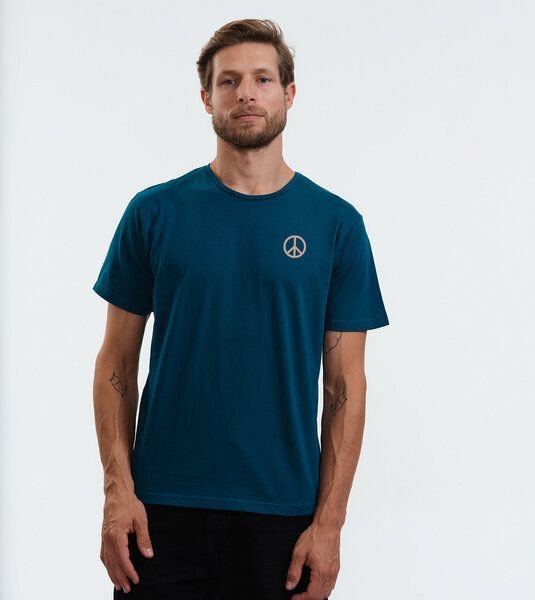 GARY MASH T-Shirt Peace Sign aus Bio-Baumwolle