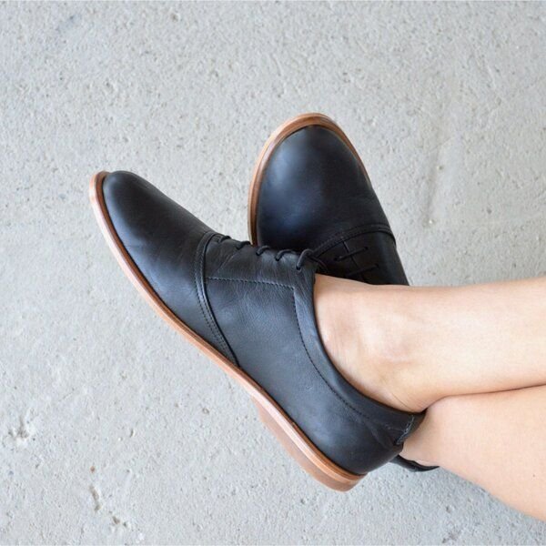 SORBAS '84 Halbschuhe Leder Oxford Schnürschuhe