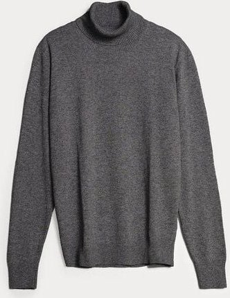 SANVT Der Merino Rollkragen - Grau