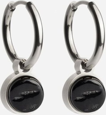 ALEXASCHA Silber Creolen mit Anhänger | Mix & Match