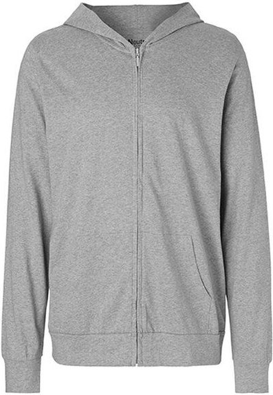 Neutral® Unisex Jersey (T-Shirt Stoff) College Hoodie Hoody Kapuzenpullover Sweatjacke