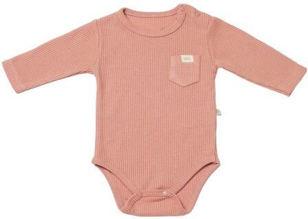Biorganic Waffle Smile Baby Langarmbody