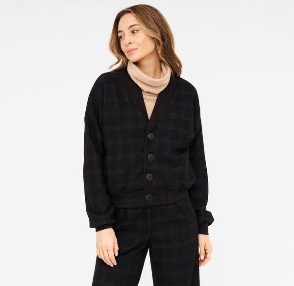 WiDDA berlin Karierte College-Jacke CHEKA