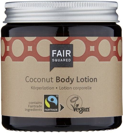 Fair Squared Bodylotion Kokos 100ml - Hautpflege Körperlotion Coconut