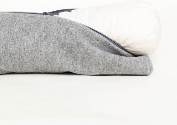 nahtur-design Nackenrolle aus Flauschloden mit Naturfüllung