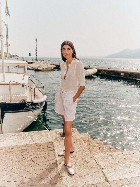 LANIUS Shorts (GOTS) aus Bio-Leinen