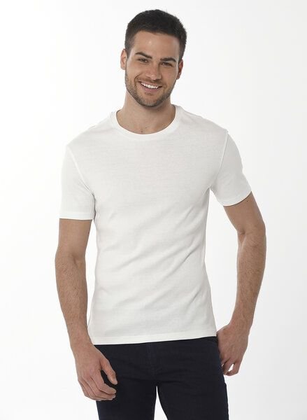 ORGANICATION Geripptes T-Shirt aus Bio-Baumwolle