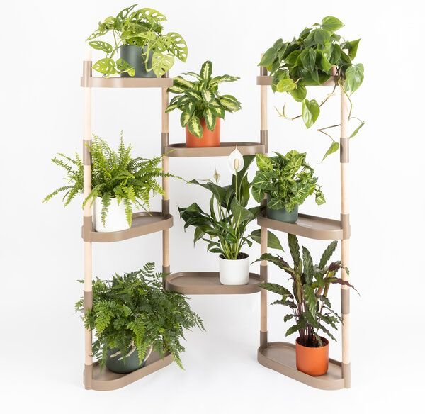 CitySens Blumenregal mit 8 Ablagen