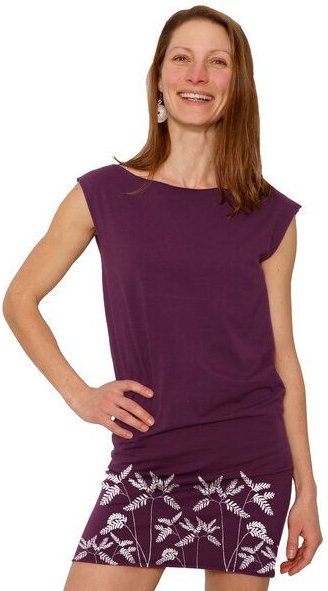 HANDGEDRUCKT "Venushaar" Bio-Kleidchen