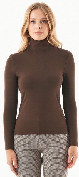 ORGANICATION Langarmshirt aus LENZING ECOVERO mit Rollkragen