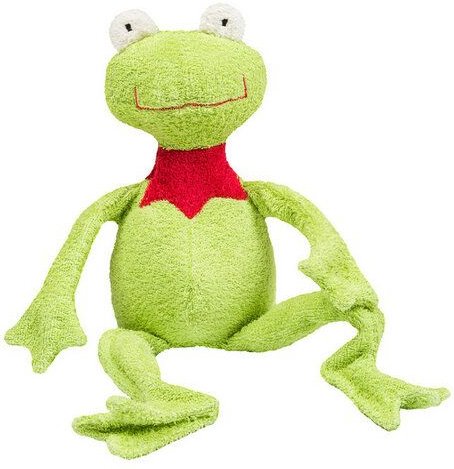 Efie Spiel-Schlenker & Kuscheltier Frosch, kbA-organic