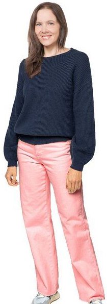 YTWOO Damenpullover aus Bio-Baumwolle und Merinowolle