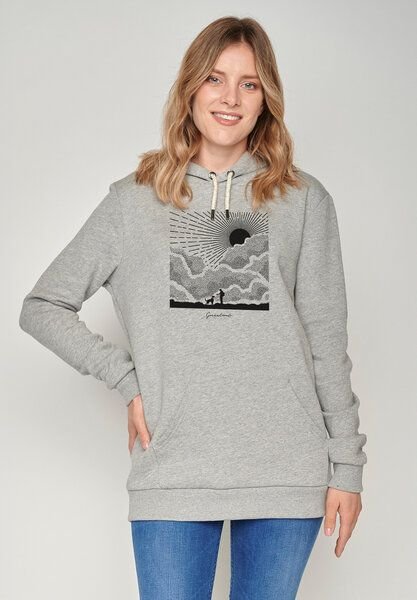 GREENBOMB Nature Buddies Chipper - Gemütlicher Hoodie aus Bio-Baumwolle / hochwertiger Print / GOTS / Fair & Vegan