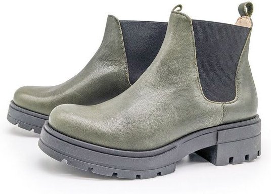 Werner 1911 Chunky Boot aus Bioleder - Feldmaus - IVN-zertifiziert