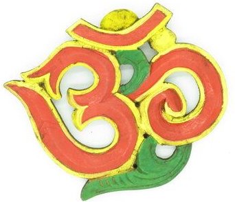 Just Be Om Symbol Holz