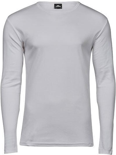 TeeJays Herren Langarm Shirt Taillierter Schnitt geschnitten Rundhals Bio - Baumwolle bis 3XL