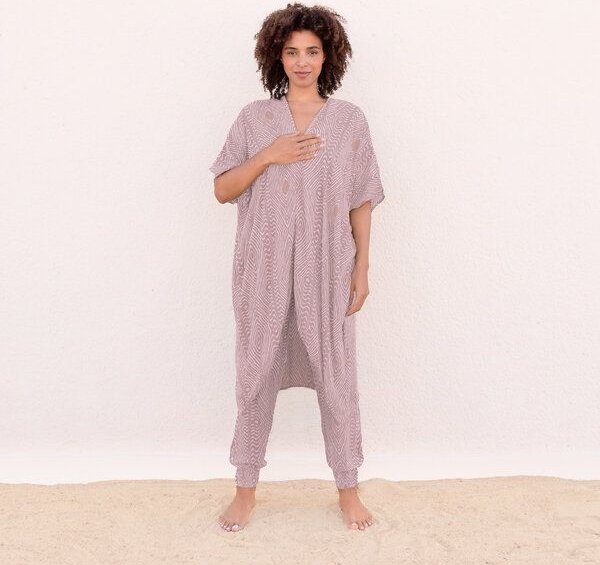 Jaya ANANDA ZUMBA - Damen - locker-leichte Sommerhose für Yoga und Freizeit