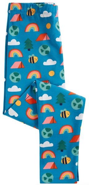 Frugi Bunte Mädchen Leggings aus Bio-Baumwolle