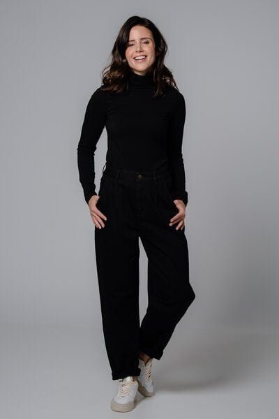 Feuervogl fv-Bel:la Balloon | High Waist | Stay Black Denim