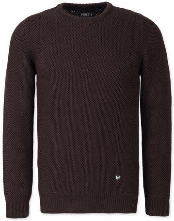 Honesty Rules Grid Pullover