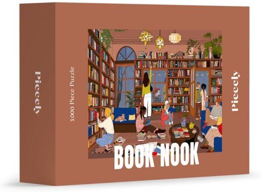 Piecely Book Nook Puzzle, 1000 Teile