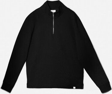SANVT Das Half Zip Sweatshirt - Schwarz Gewaschen