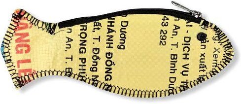 Beadbags Fisch Geldbörse Ri80 recycelter Reissack