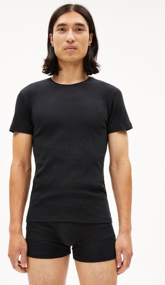 ARMEDANGELS HELMAAR RIB - Herren Ripp-T-Shirt aus Bio-Baumwoll Mix