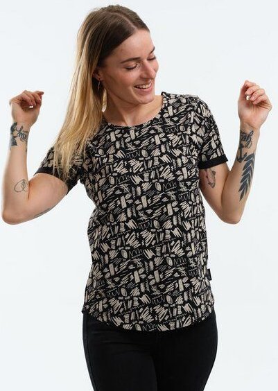 GARY MASH Shirt Ella Scribble aus Biobaumwolle