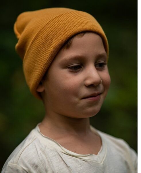 Kopyto Wolf Baby Kindermütze 100% RWS Merinowolle Mulesingfrei