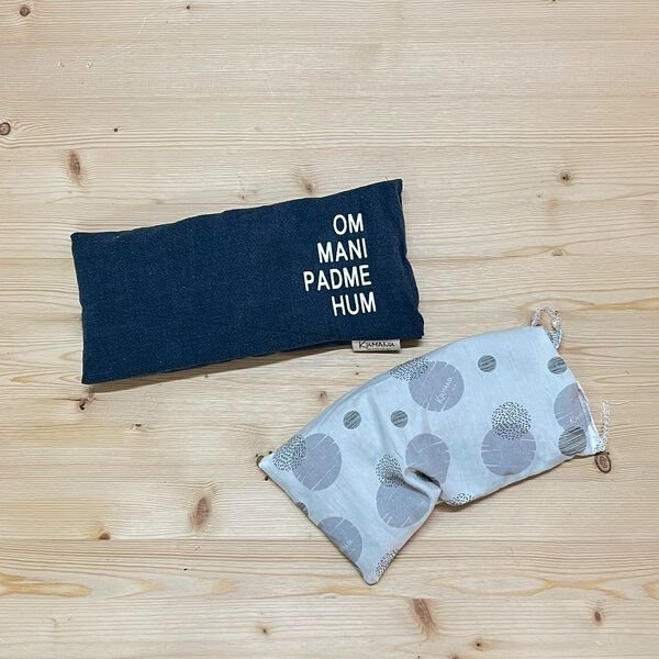 Kumanu - von Natur aus gut Getreide-Augenkissen | 25x12cm | mit oder ohne Lavendelduft