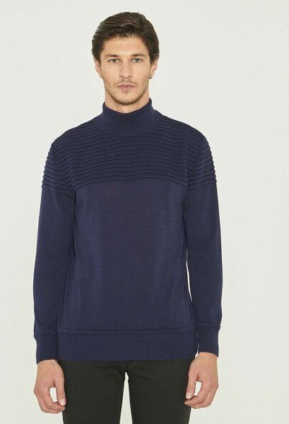 Thumbnail - ORGANICATION Rollkragenpullover aus Bio-Baumwolle