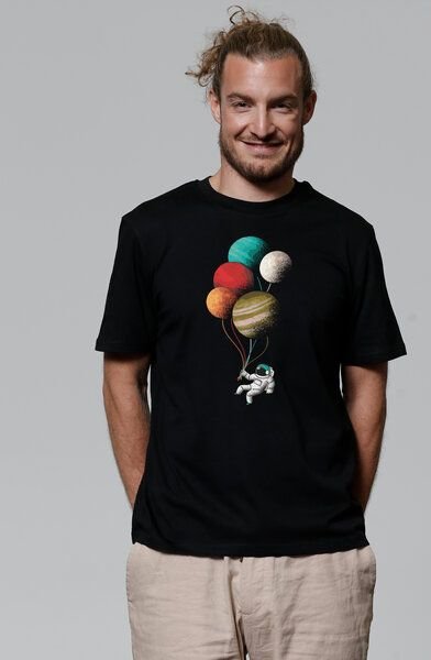 Thumbnail - watapparel T-Shirt Unisex Balloon Spaceman
