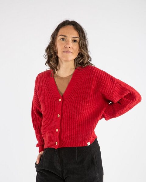Matona Strickcardigan für Frauen aus Bio-Baumwolle und Lammwolle / Organic Knit Cardigan