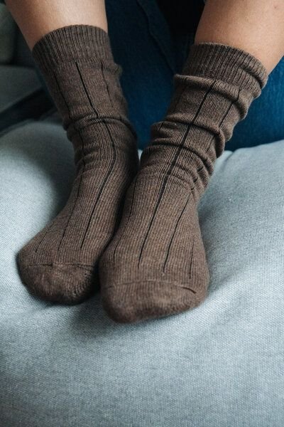 Thumbnail - 2 Paar Grobstricksocken Bio-Baumwolle von SALZWASSER