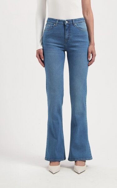 MUD Jeans Unisex Jeans "Isy Flared - Fan Stone"