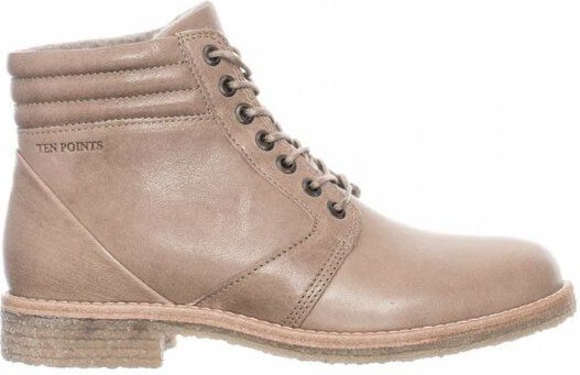 Ten Points Schnürschuhe Astrid aus Leder mit Wollfutter