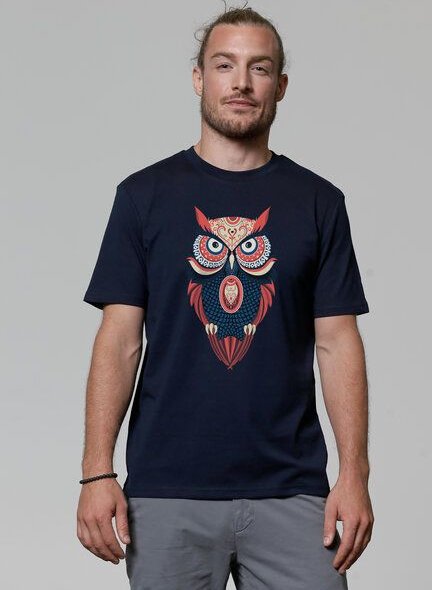 watapparel T-Shirt Unisex Colorful Owl