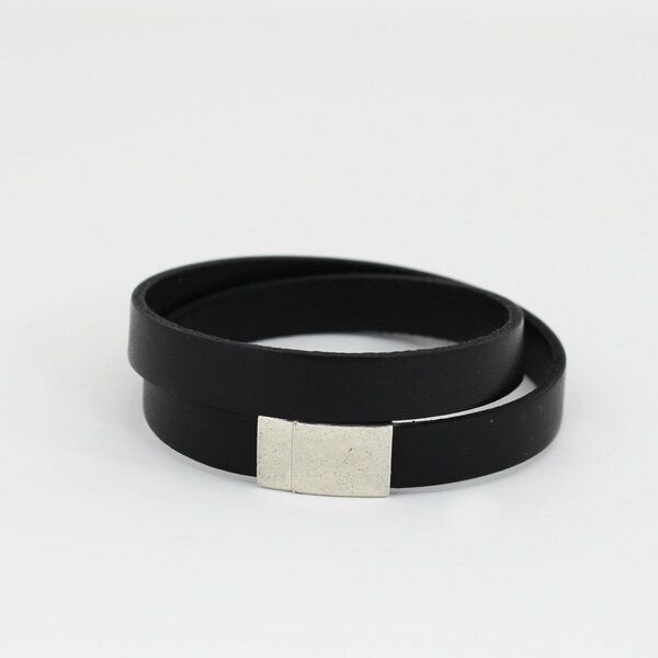 Mitienda Shop Lederarmband mit Magnetverschluss Unisex