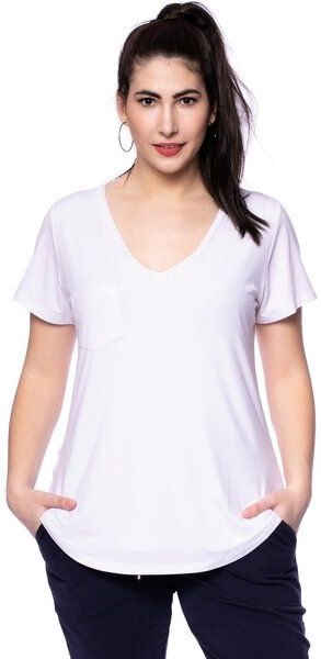 Milchshake CASSI zweilagiges Oversized Umstands- und Stillshirt aus Tencel-Modal