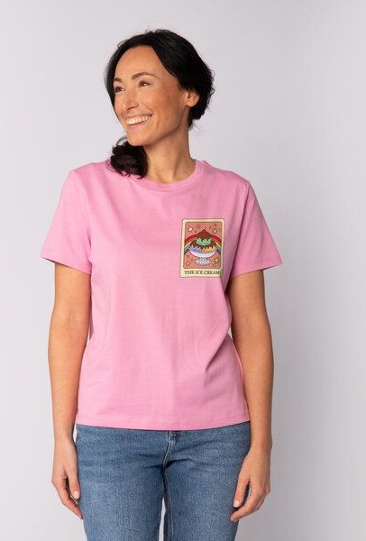 watapparel T-Shirt Frauen Tarot The Ice Cream