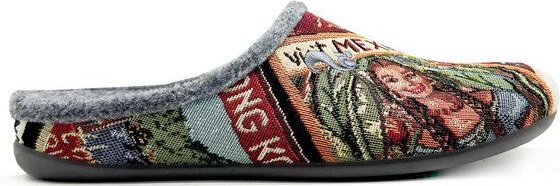 Thumbnail - Veganer "thies ® Eco World Travel Slipper" aus gewebtem Textil