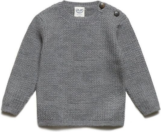 Puri Organic Kleinkinder Pullover Struktur Merinowolle