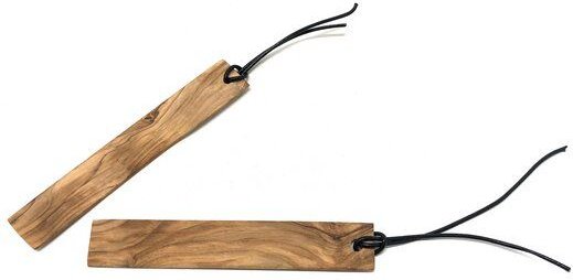 Olivenholz erleben Lesezeichen aus Olivenholz personalisierbar