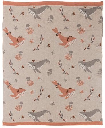 TRANQUILLO Decke für Babys und Kinder aus Biobaumwolle