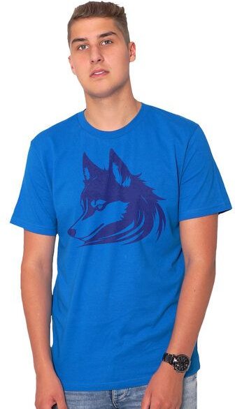HANDGEDRUCKT "Husky" Männer T-Shirt von EarthPositive