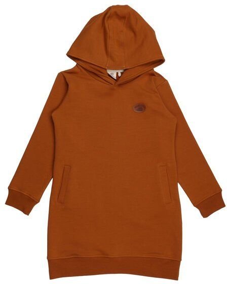 Langarmkleid Bio-Baumwolle Terracotta Braun Walkiddy - Nachhaltig, Allergikerfreundlich, GOTS-zertifiziert, umweltfreund...