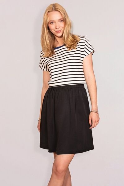 l'amour est bleu MInirock aus Tencel